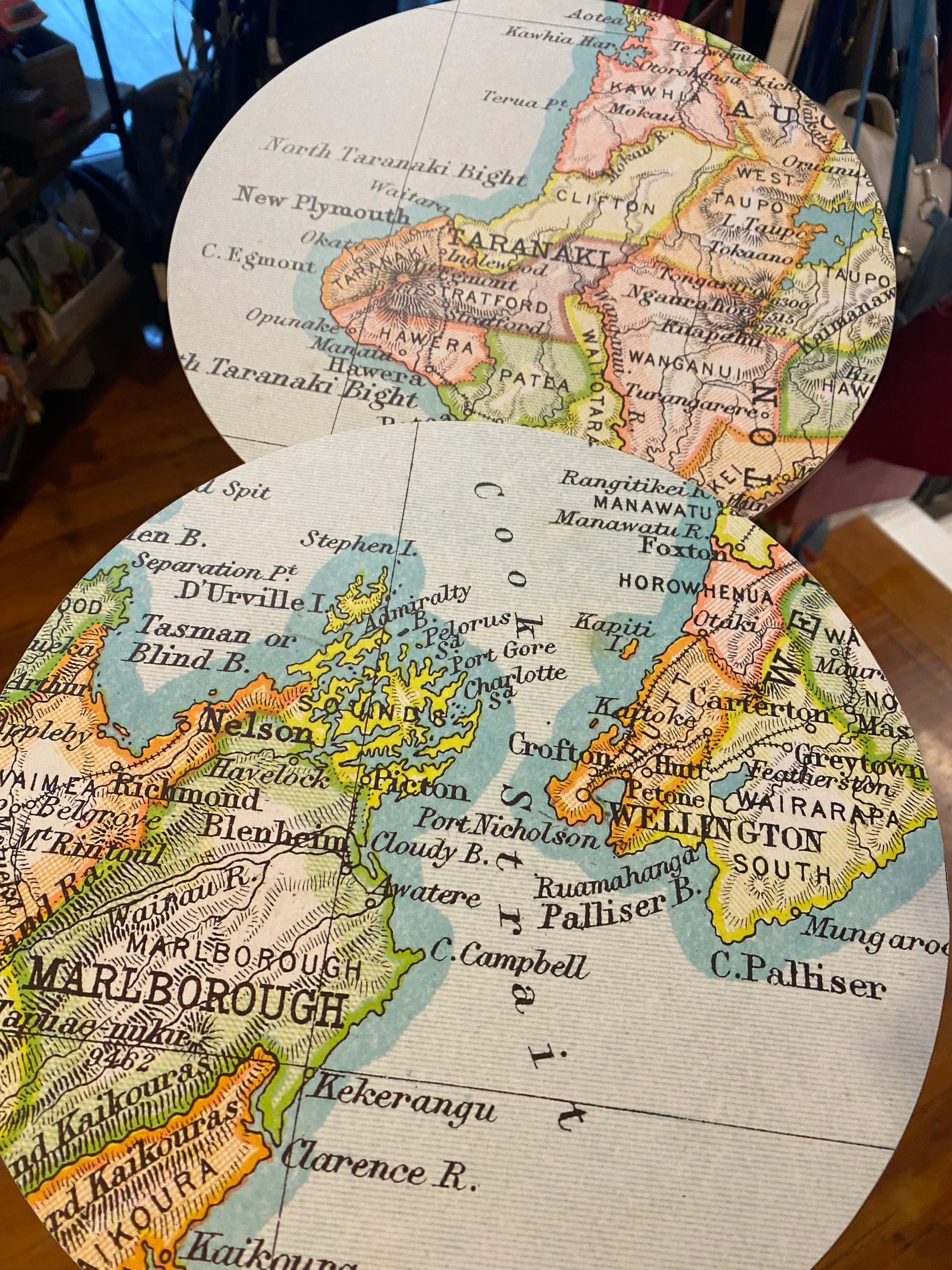 100% NZ Vintage Map  Placemat