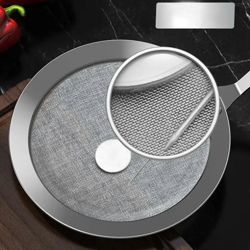 304 Stainless Steel Fine Mesh Strainer Kitchen Accessory for Filtering Juice Eggs Coffee Tea Vegetables