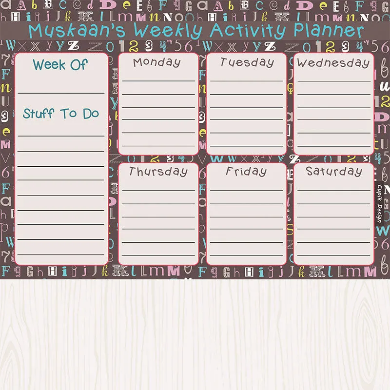 Activity Planner - Kindergarten, Set of 50