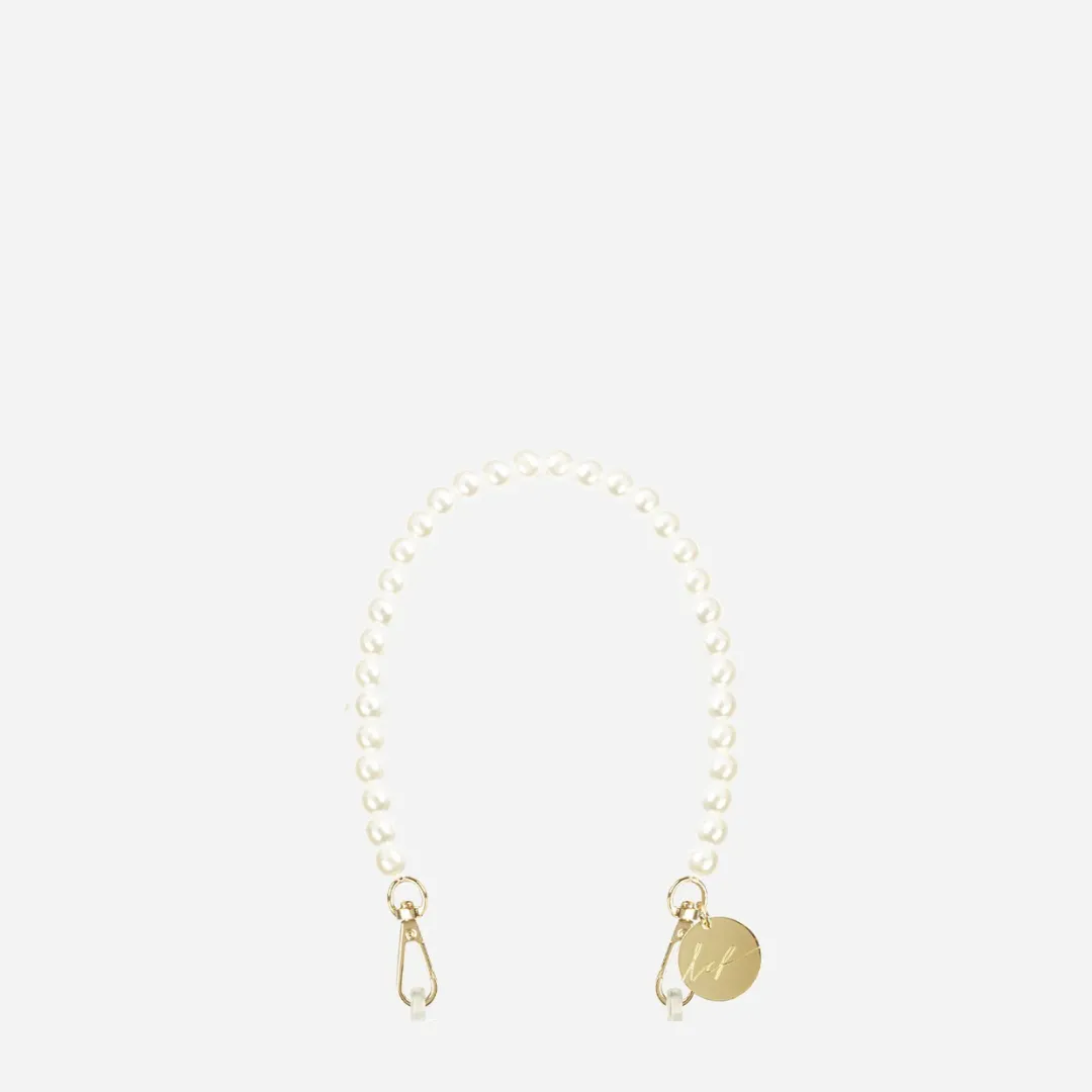 Agathe Short Chain (White Pearl)