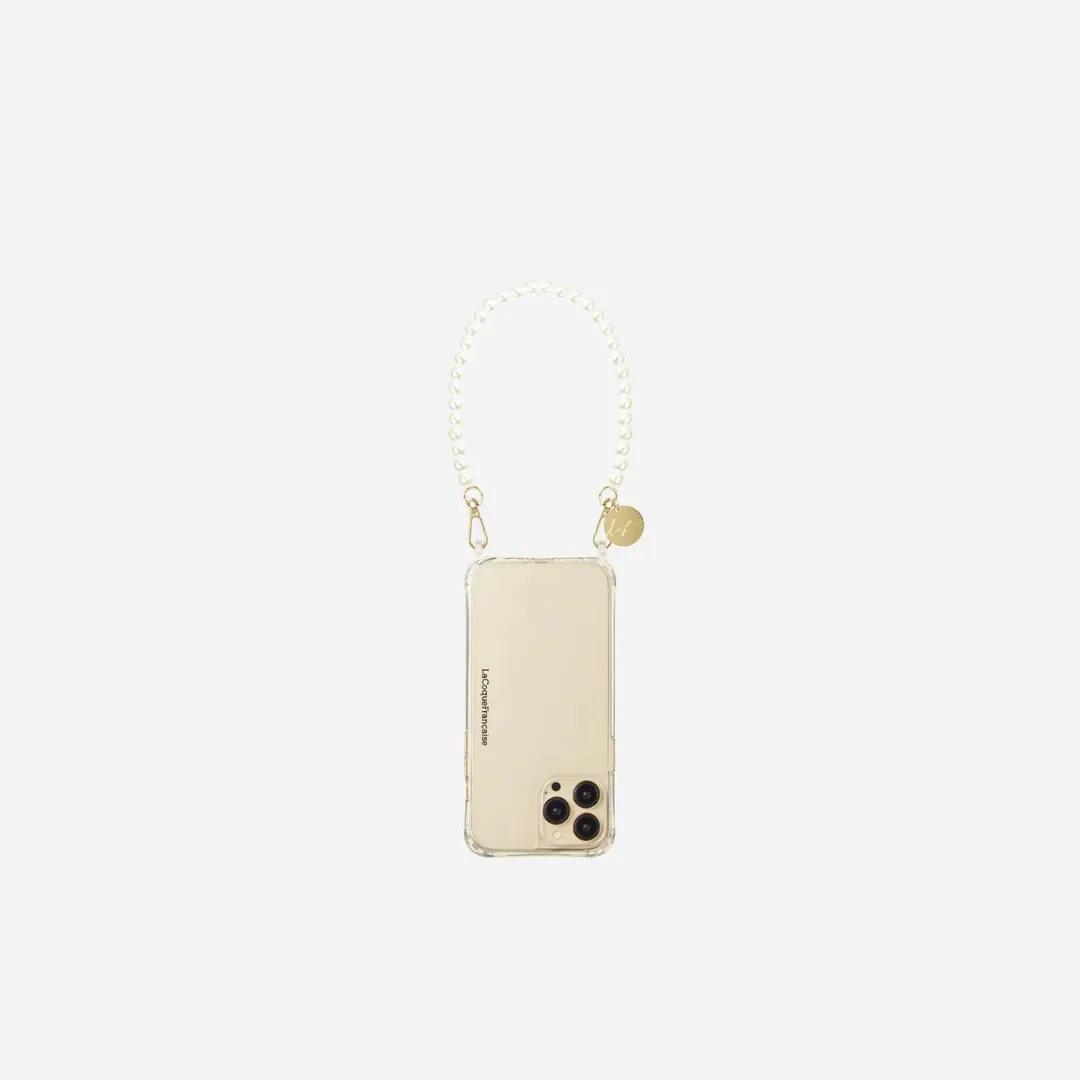 Agathe Short Chain (White Pearl)