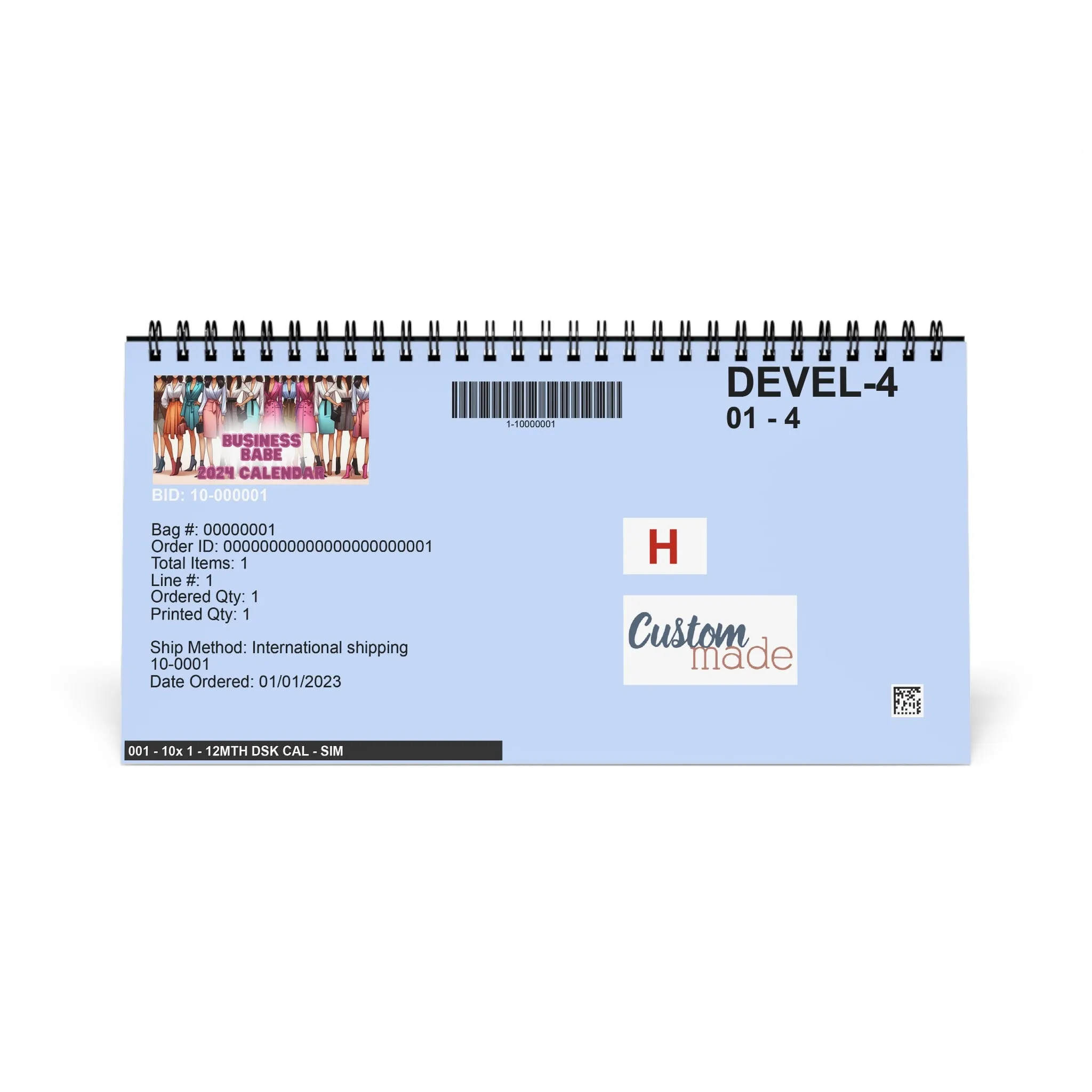 Business Babe Desktop Calendar