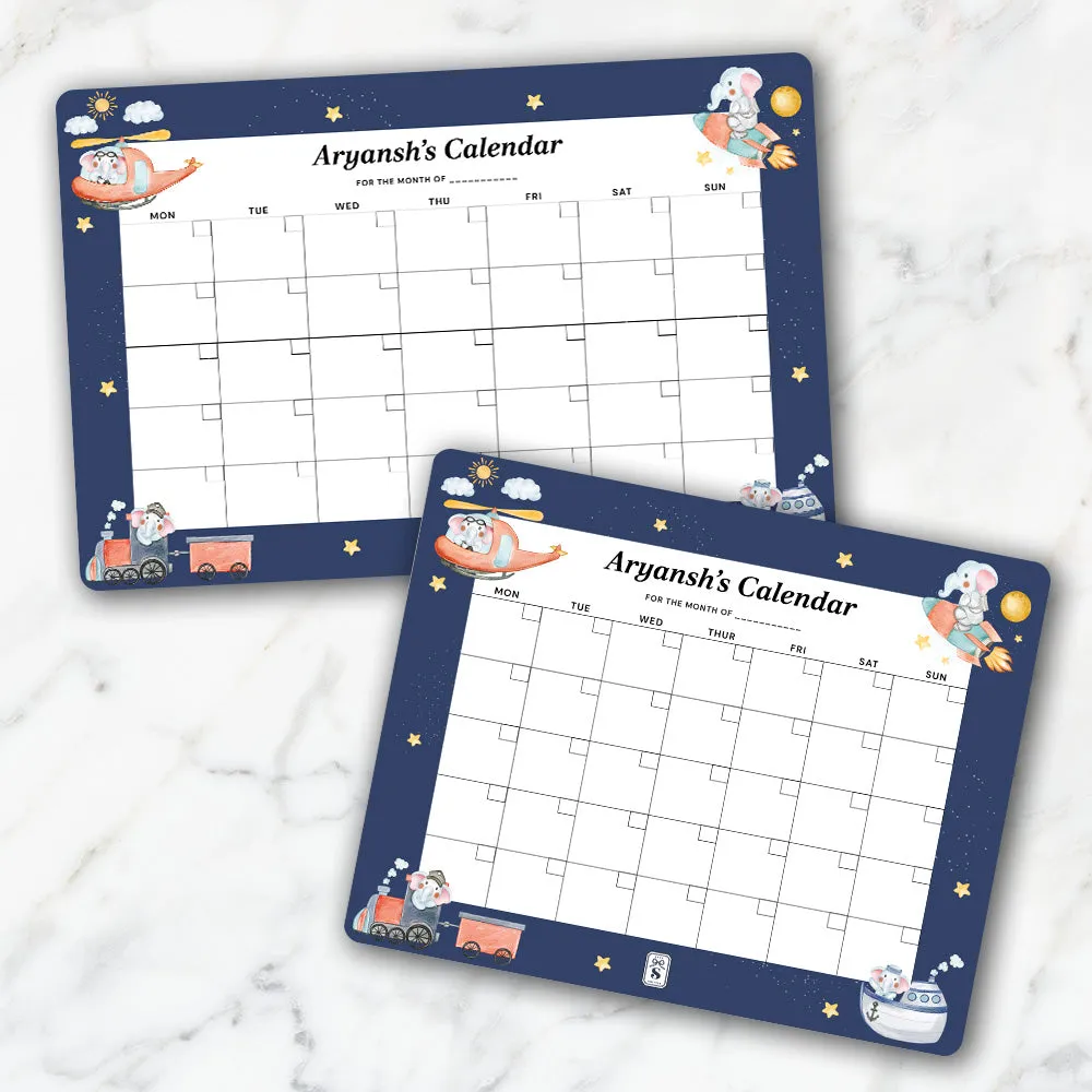 Captain Ellie Kids Calendar