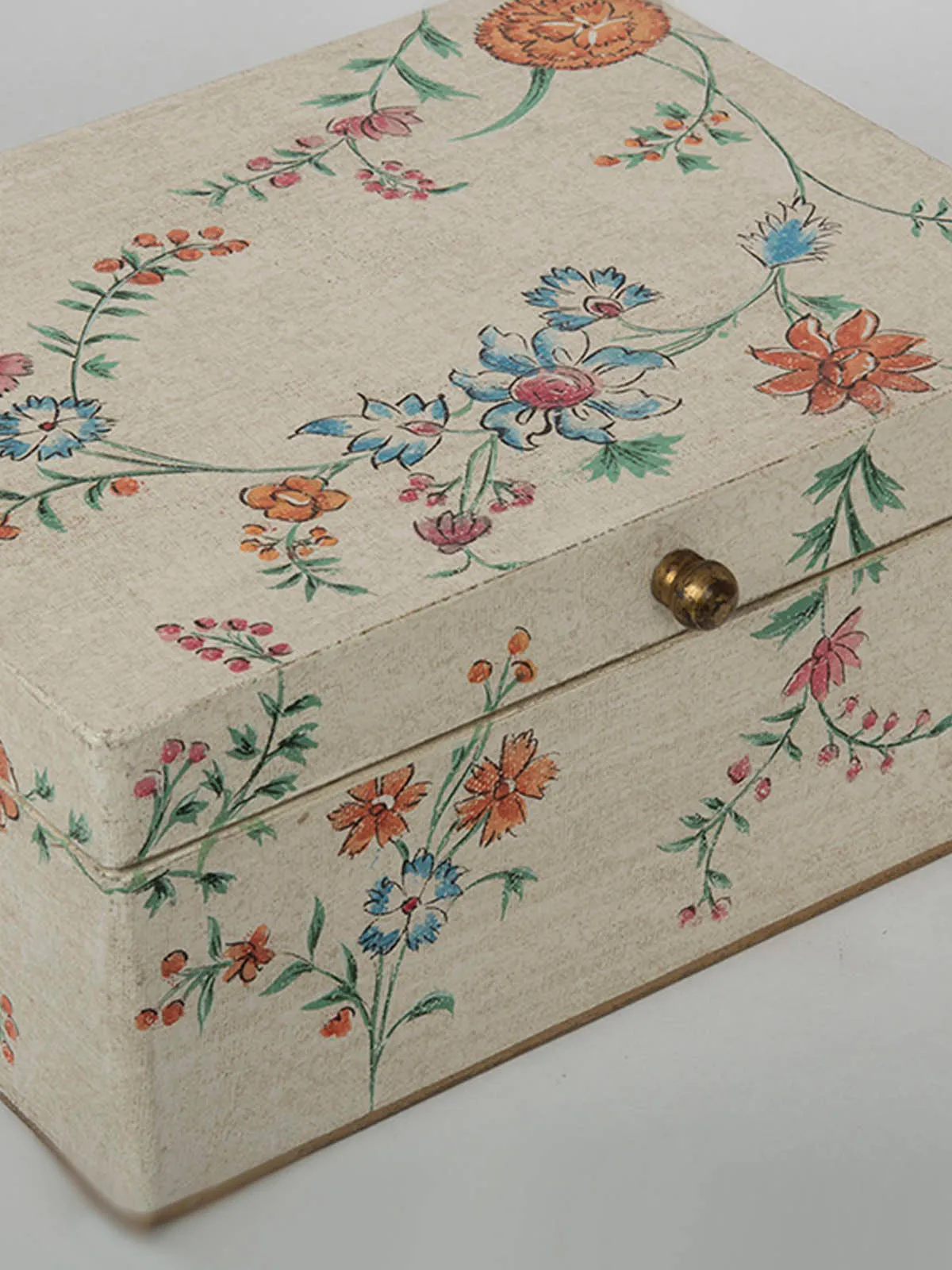 Chintz Jali Handpainted Box Multicolour