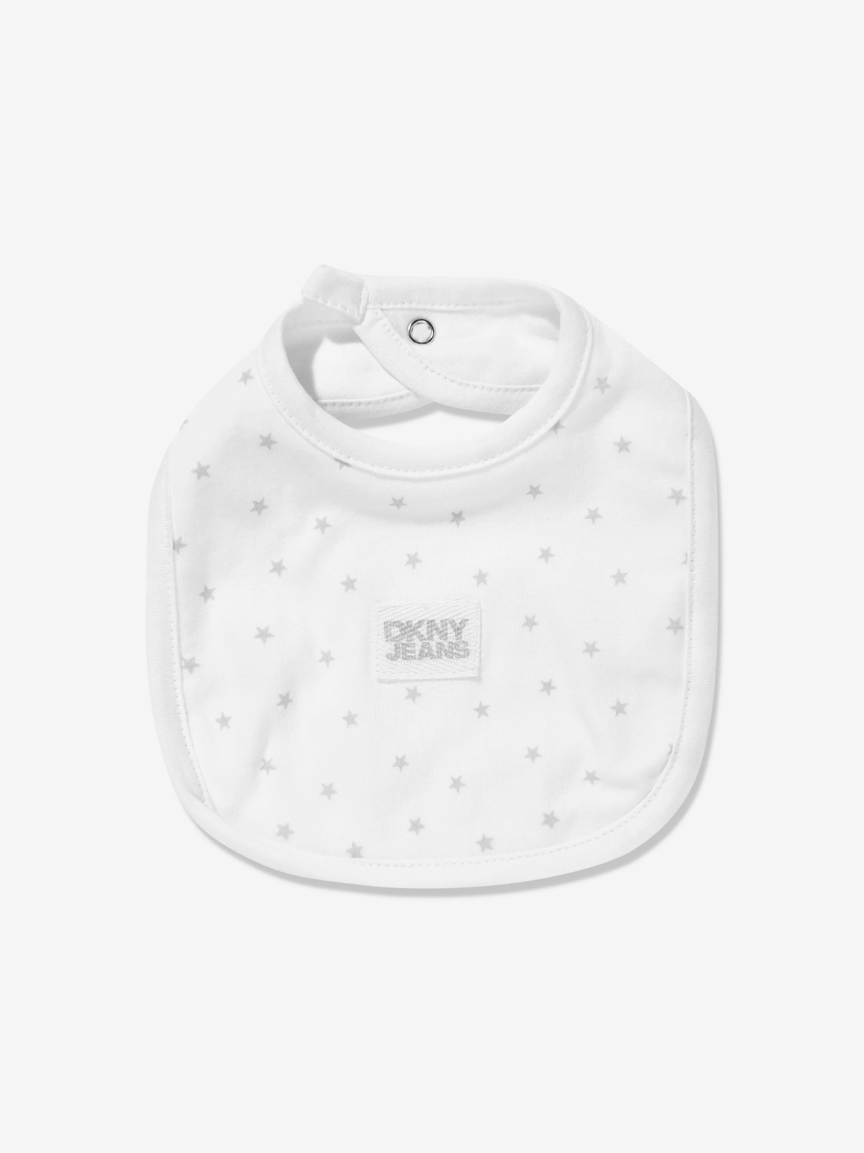 DKNY Baby Bibs and Socks Set in Grey