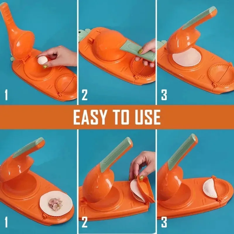 Dumpling Wrapper Maker Diy Plastic Mold for Perfect Dough Pressing and Baking Pastry Gadget