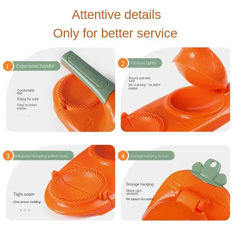 Dumpling Wrapper Maker Diy Plastic Mold for Perfect Dough Pressing and Baking Pastry Gadget