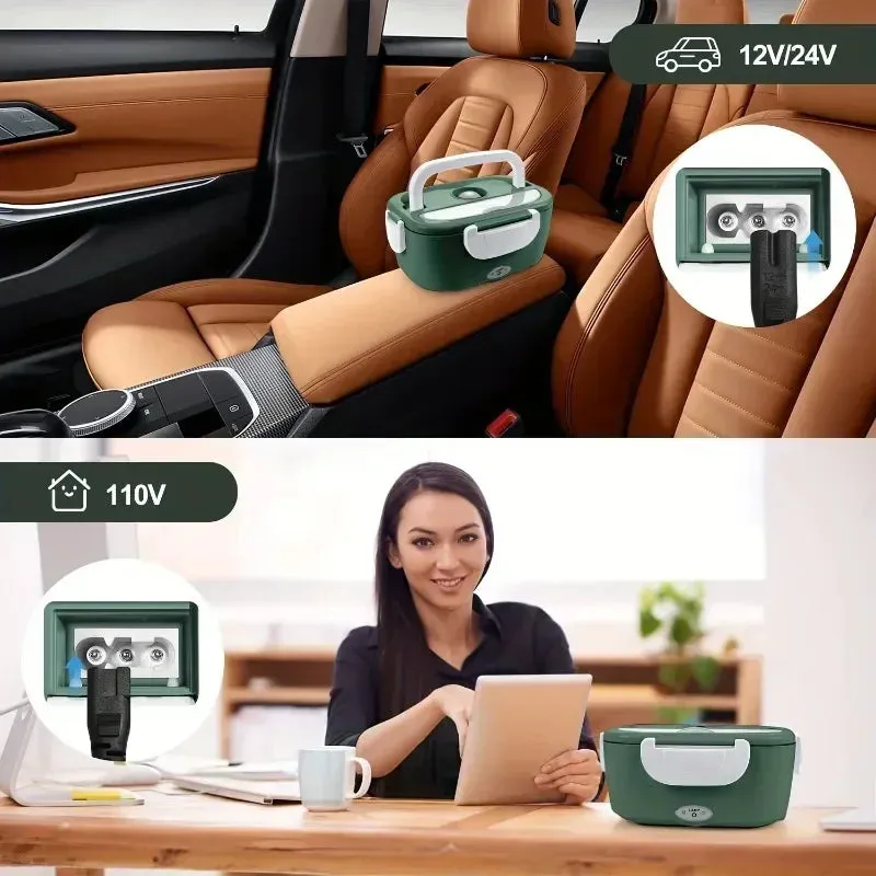 Electric lunch box food heater