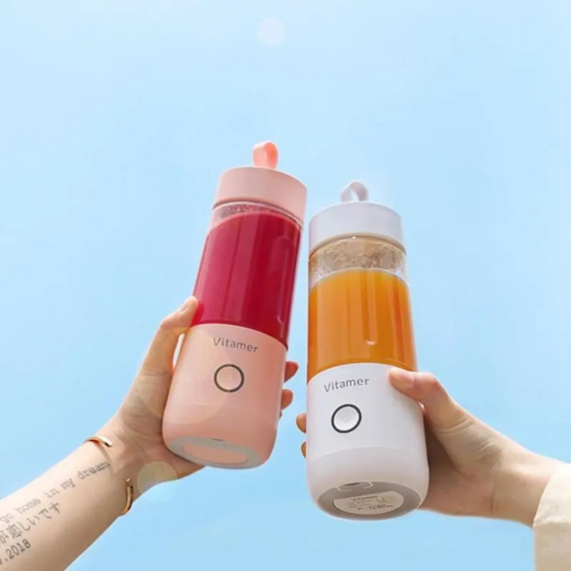 Electric USB Rechargeable Mixer Smoothie Slushy Cup Juice Blender Bottle USB Charging Kitchen Gadgets