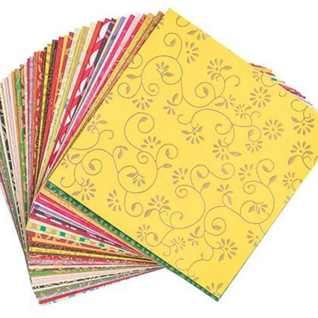 Handmade Decorative Paper 15 x 15cm Pack of 50