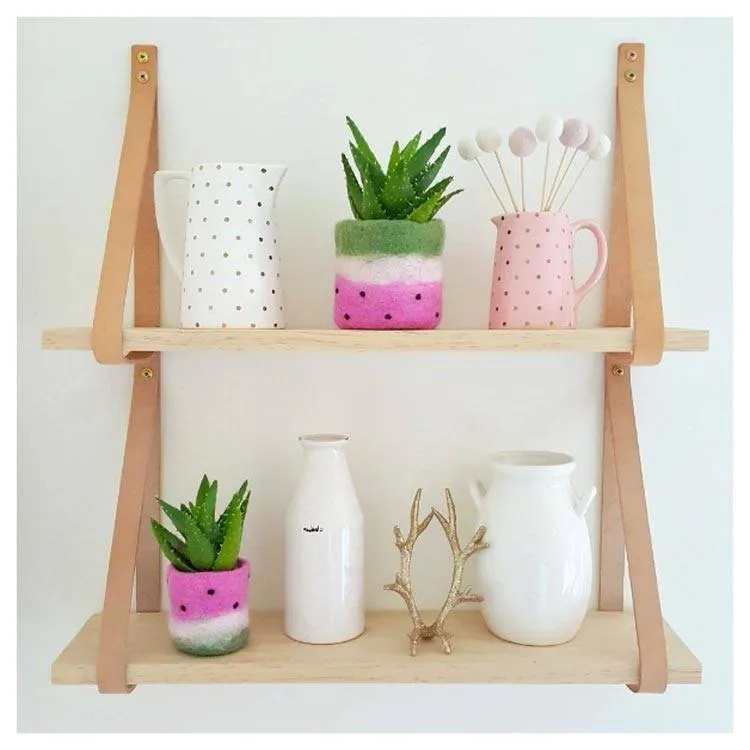 Handmade NZ Wool Watermelon Pot