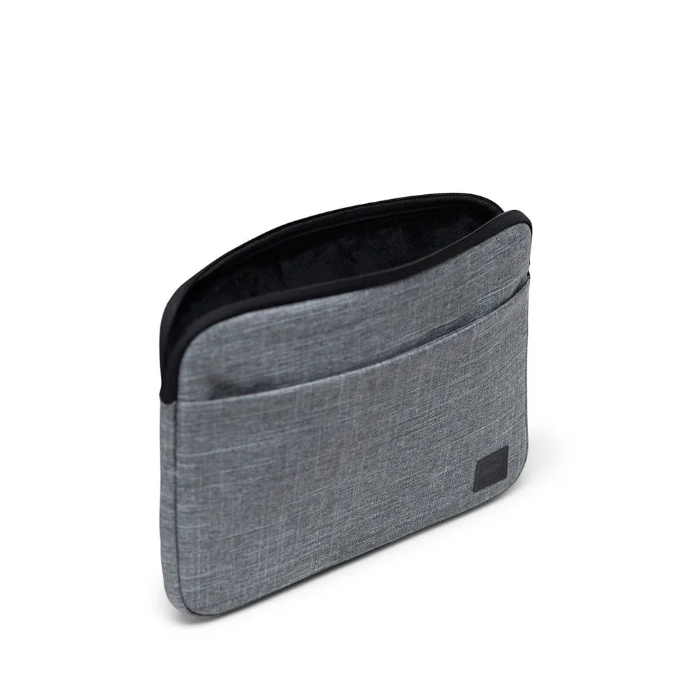 Herschel Denman 14 Inch Sleeve Tech Bags - Raven Crosshatch