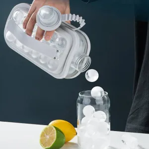 Ice Ball Maker Kettle Kitchen Gadgets Creative Ice Cube Mold 2 In 1 Multi-function Container
