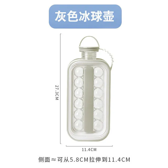 Ice Ball Maker Kettle Kitchen Gadgets Creative Ice Cube Mold 2 In 1 Multi-function Container