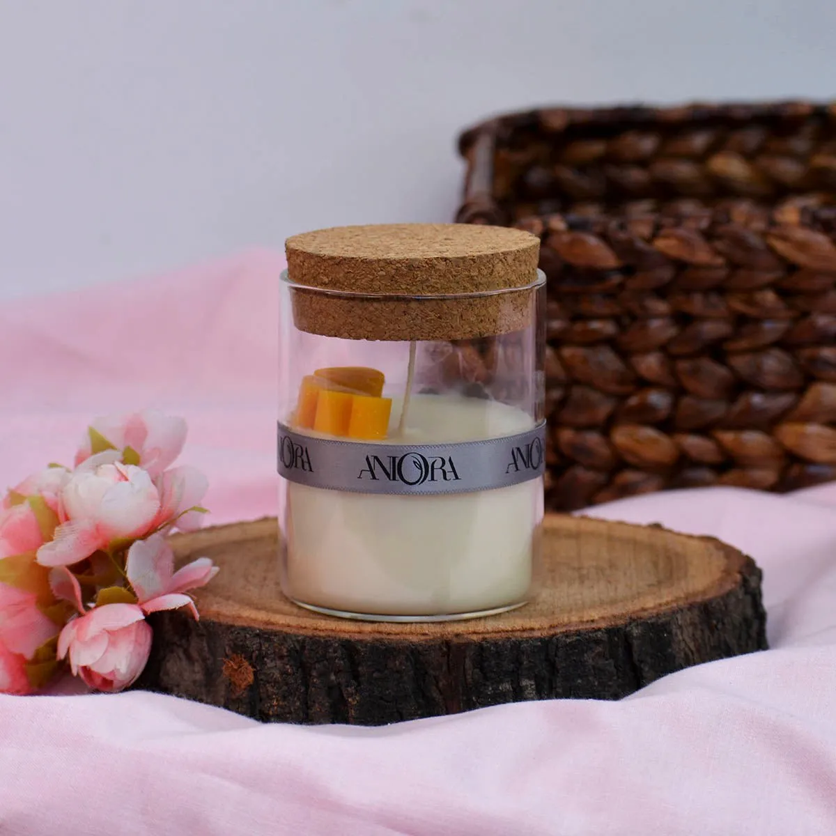 Jasmine Heart Jar Soy Wax Candle
