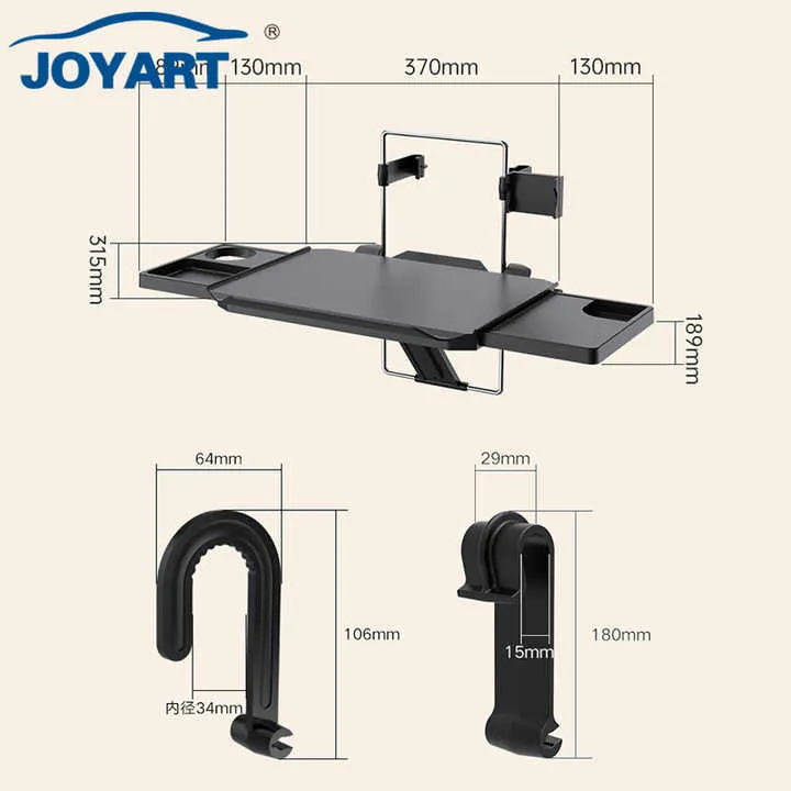 JOYART الساخن بيع سيارة عودة مقعد الجدول عجلة توجيه سيارة مكتب المركبات اكسسوارات الديكور الداخلي JOYART Hot Sale Car Back Seat Table Steering Wheel Car Desk Vehicle Interior Decoration Accessories