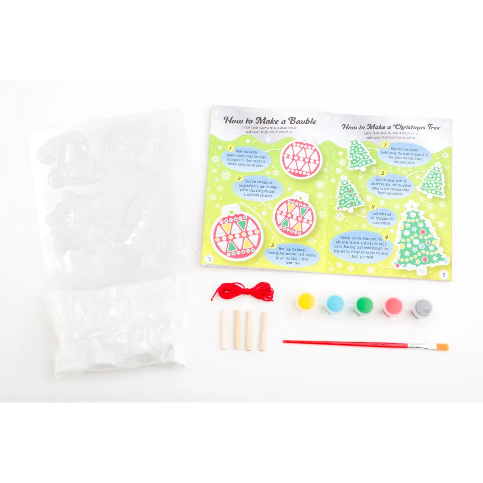 Make and Paint Christmas Decorations