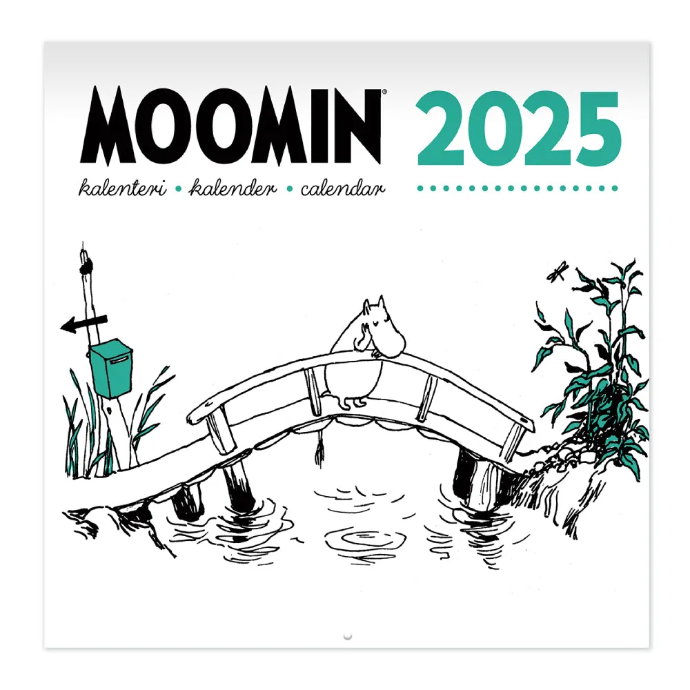 Moomin Bridge Wall Calendar 2025
