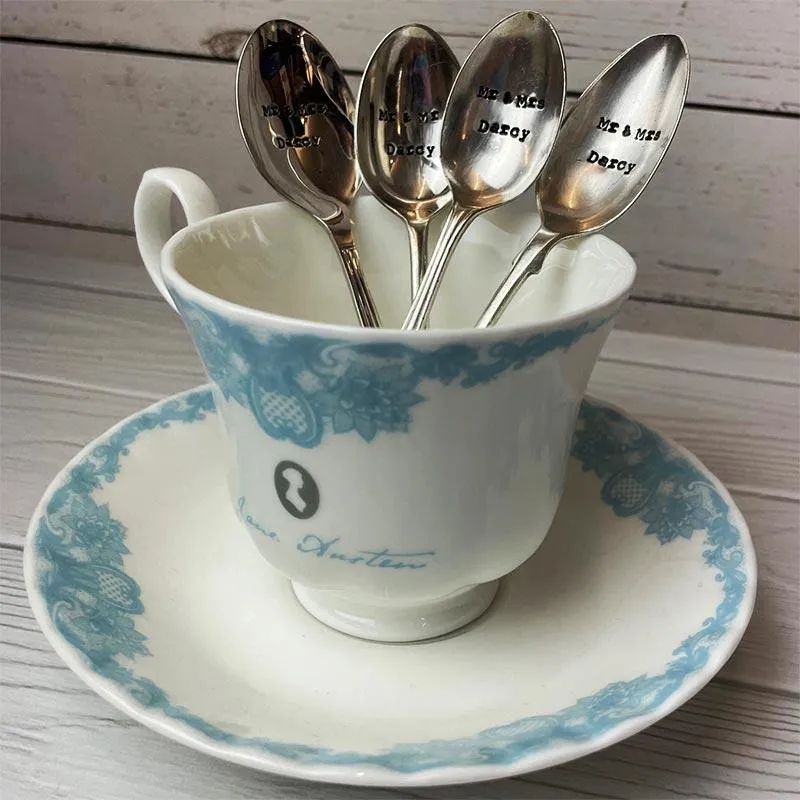 Mr. & Mrs. Darcy Vintage Teaspoon