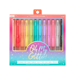 Oh My Glitter! Gel Pens - Set of 12
