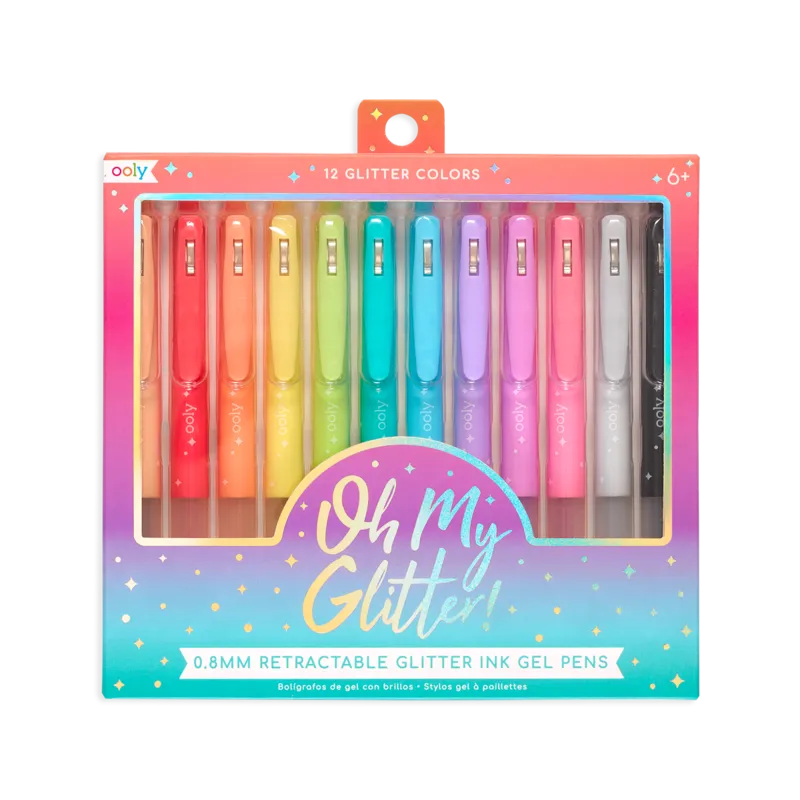 Oh My Glitter! Gel Pens - Set of 12