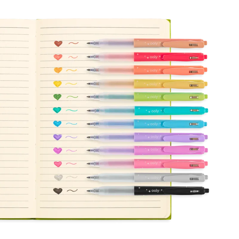 Oh My Glitter! Gel Pens - Set of 12