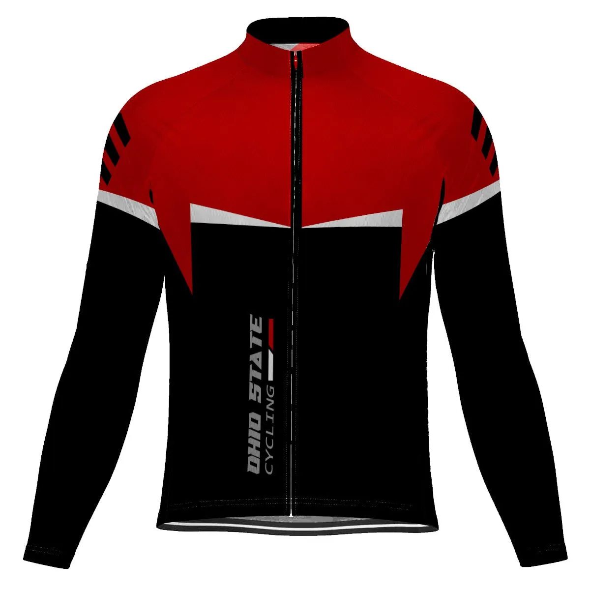Ohio State Long Sleeve Cycling Jersey for Men