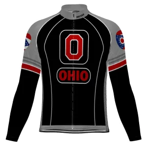 Ohio State Long Sleeve Cycling Jersey for Men