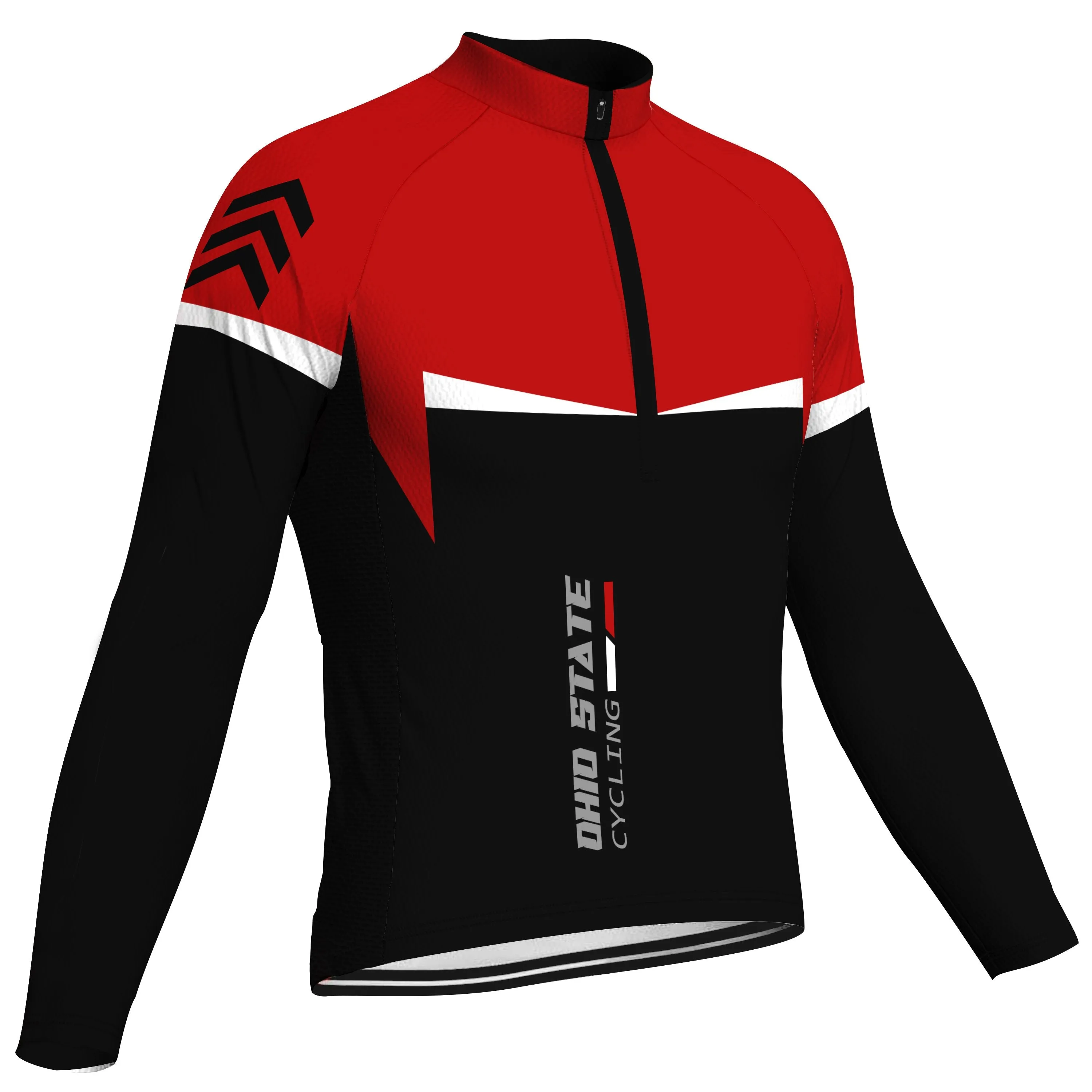 Ohio State Long Sleeve Cycling Jersey for Men