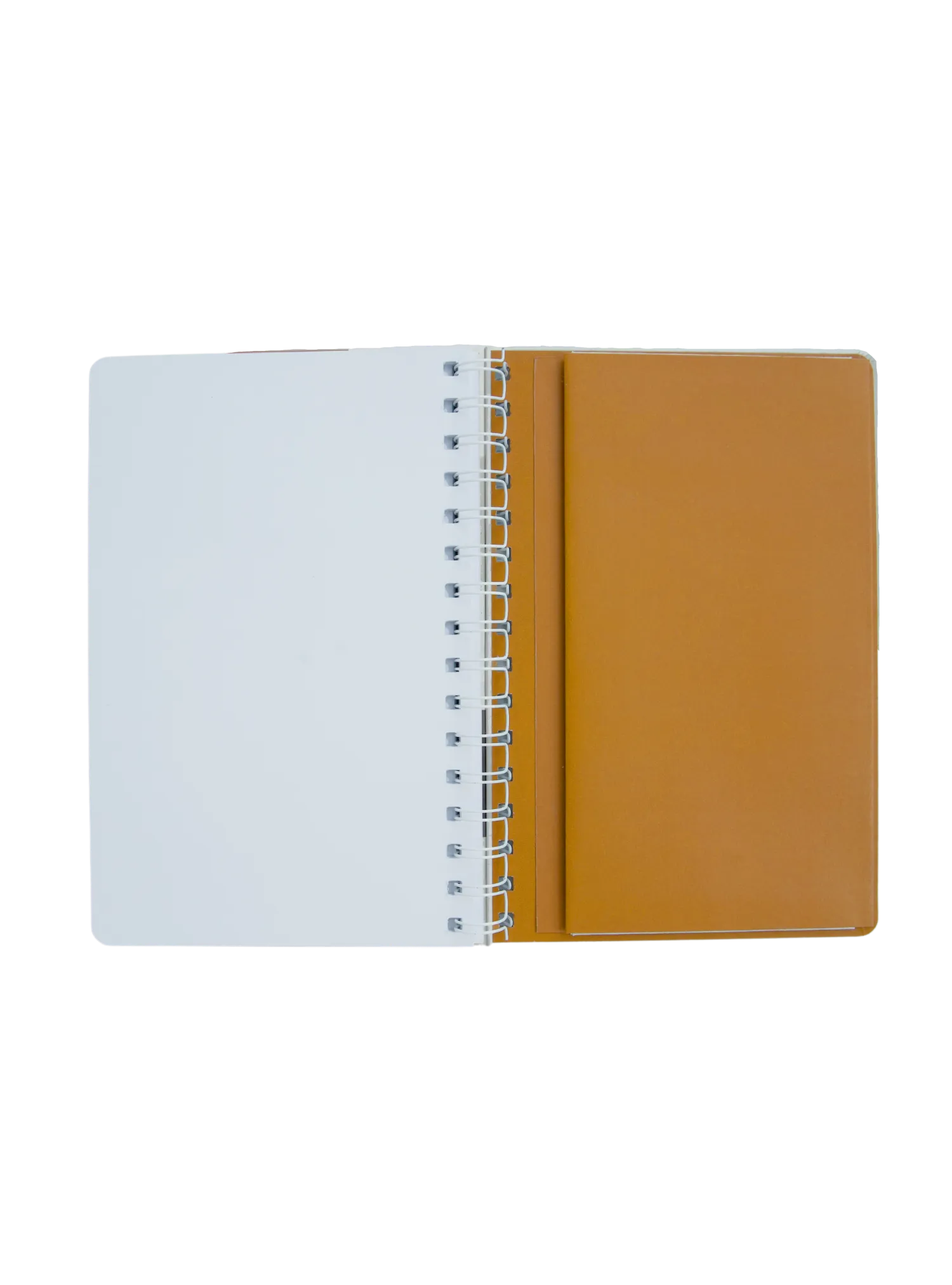 One Step At A Time Ring Bound A5 Lined and Blank Notebook