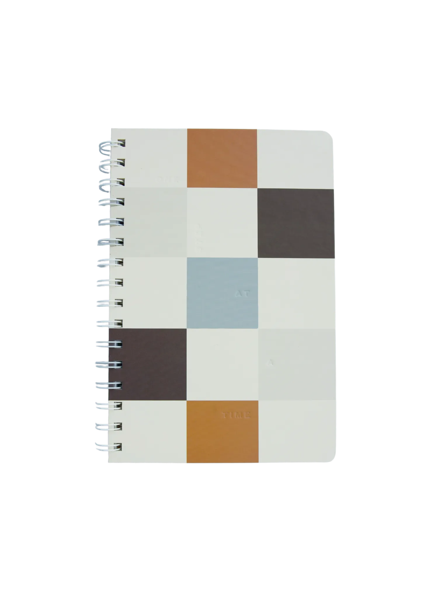 One Step At A Time Ring Bound A5 Lined and Blank Notebook