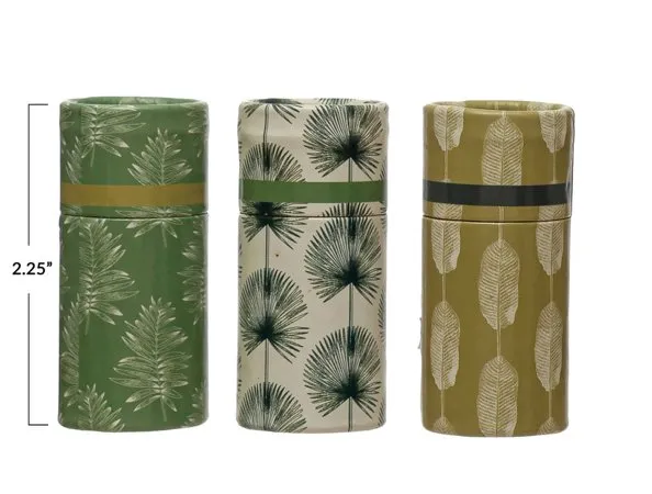 Safety Matches in Tube Matchbox - Leaves