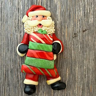 Santa Brings Gifts Christmas Ornament