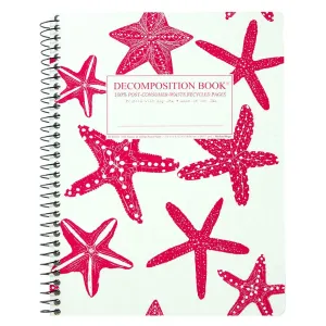 Spiral Bound Recycled Notebook (Starfish)