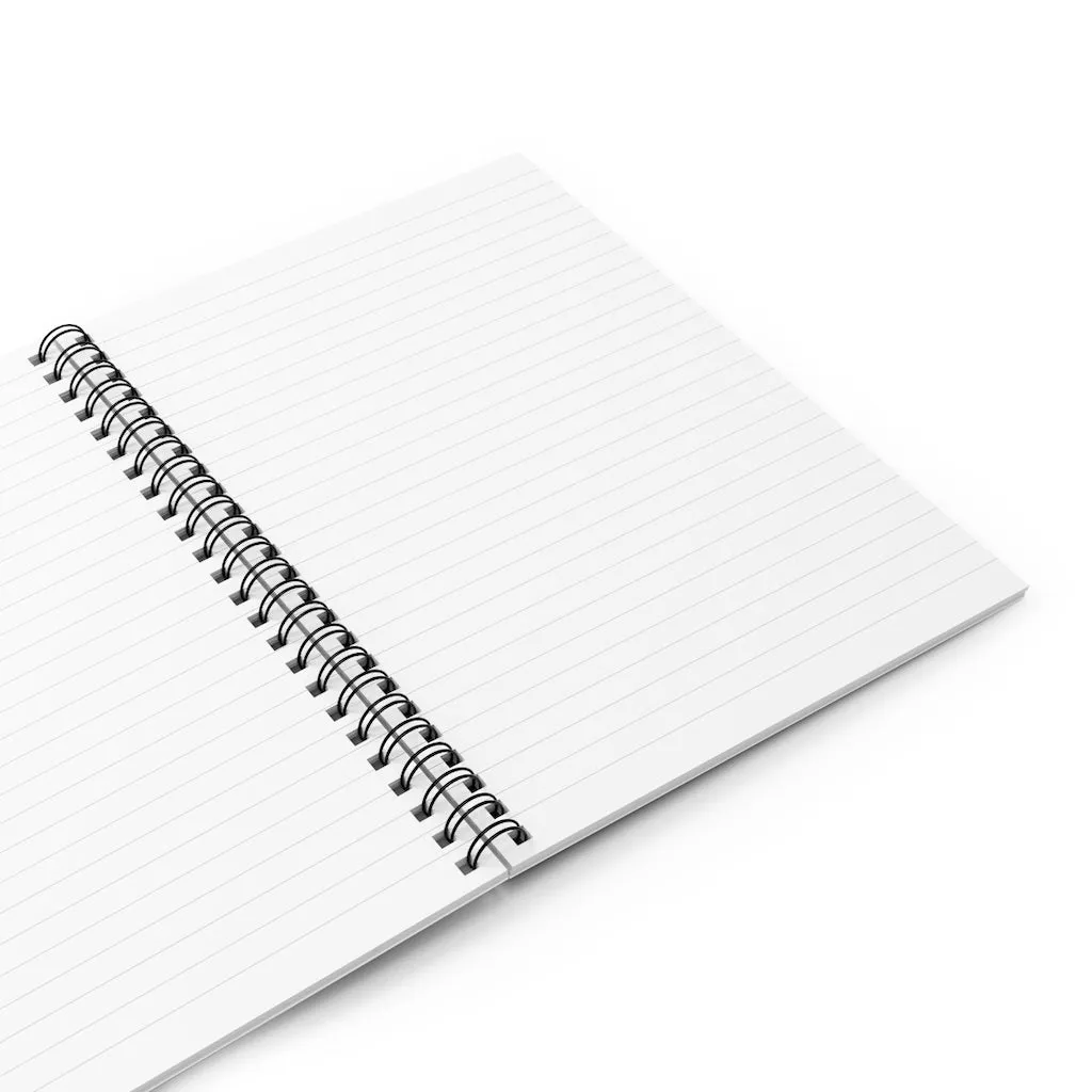 Spiral Notebook - Tie Dye Palm