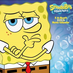 Spongebob Squarepants 2025 16-Month Wall Calendar