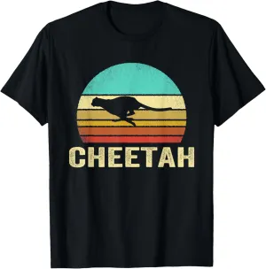 Vintage Cheetah Shirt Sunset T-Shirt