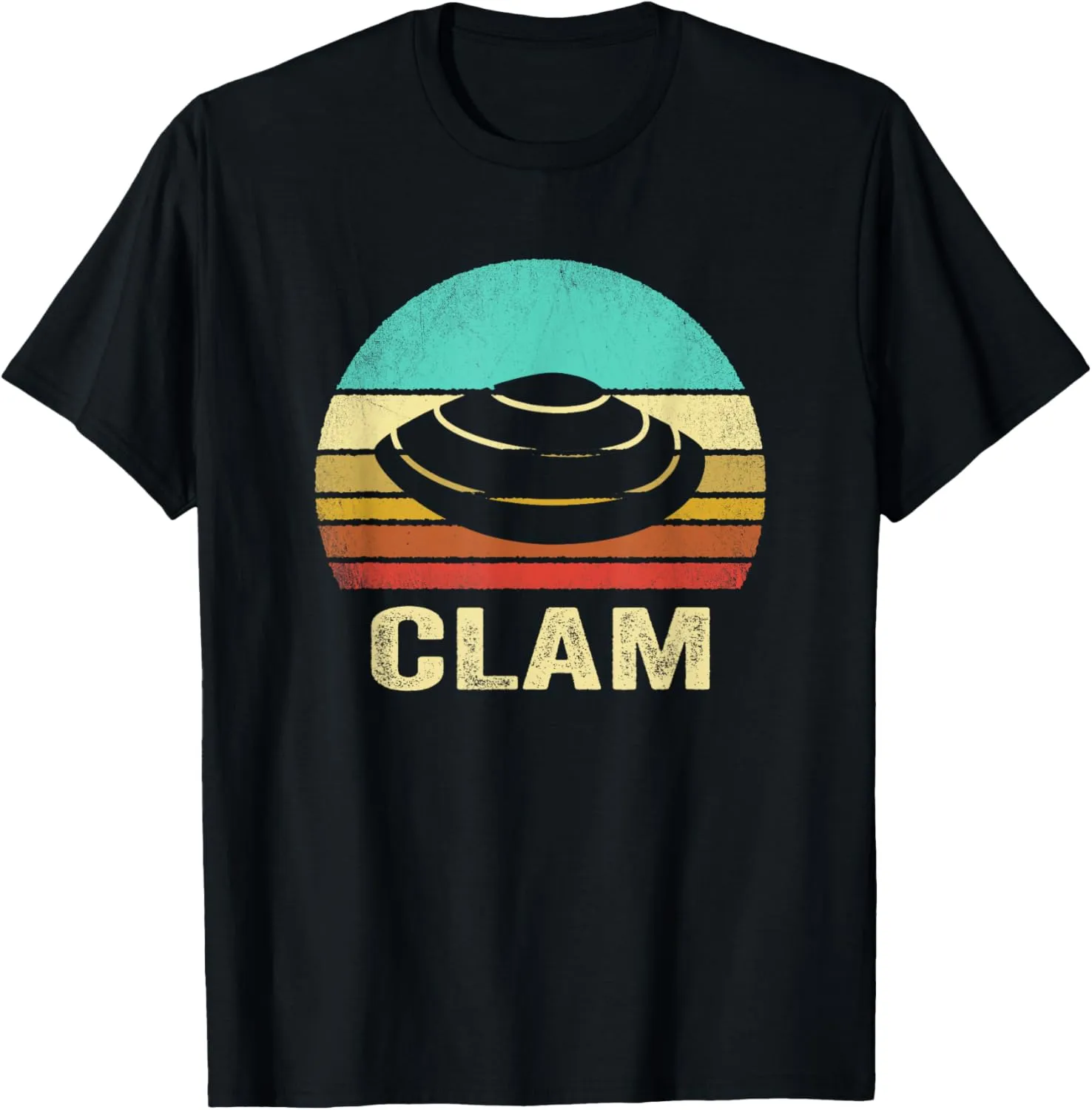 Vintage Clam Shirt Sunset T-Shirt